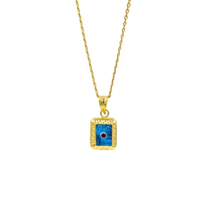 1610istanbul Women's Gold Grand Bazaar Evil Eye Necklace