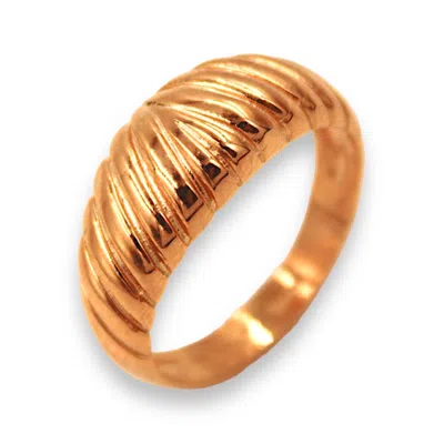 1610istanbul Women's Gold Grand Bazaar Texture Ring