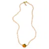 1610istanbul Women's Gold Halloween Pearl Necklace In Gold