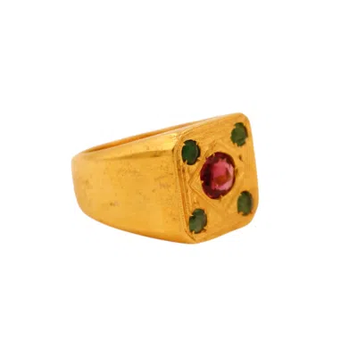 1610istanbul Women's Gold Harem Ring