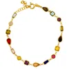 1610istanbul Women's Gold Istanbul Swarovski Bracelet
