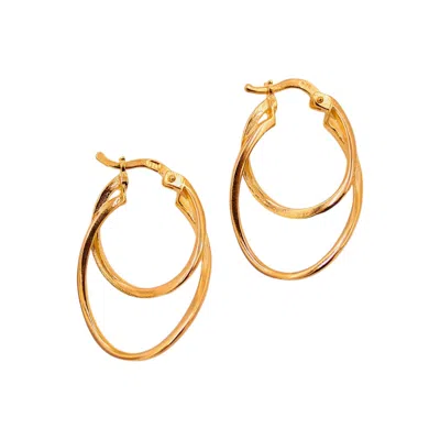 1610istanbul Women's Gold Istanbulite Art Nouveau Earrings