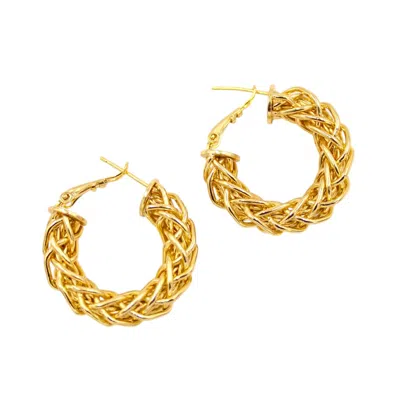 1610istanbul Women's Gold Istanbulite Boho Hoop Earrings