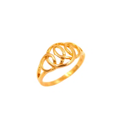 1610istanbul Women's Gold Istanbulite Boho Ring