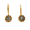 1610istanbul Women's Gold Istanbulite Floral Earrings