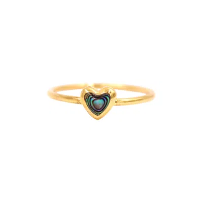 1610istanbul Women's Gold Istanbulite Heart Ring