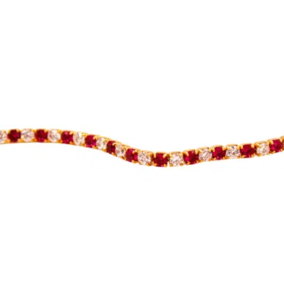 1610istanbul Women's Gold Istanbulite Pink Glow Bracelet