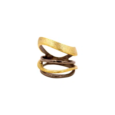 1610istanbul Women's Gold Istanbulite Principo Ring