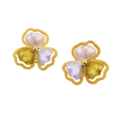 1610istanbul Women's Gold Istanbulite Spring Earrings
