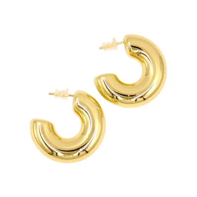 1610istanbul Women's Gold Istanbulite Timeless Hoop Earrings