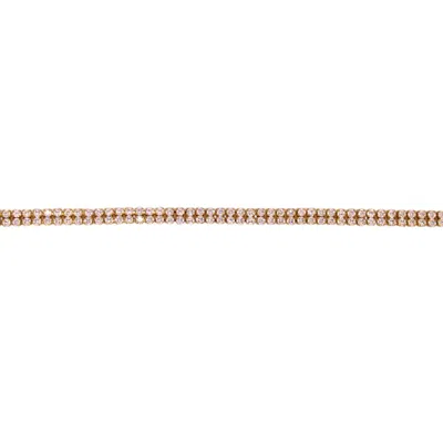 1610istanbul Women's Gold Istanbulite Timeless Swarovski Bracelet