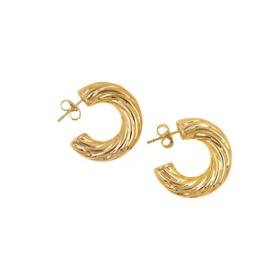 1610istanbul Women's Gold Istanbulite Vintage Hoop Earrings