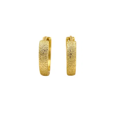 1610istanbul Women's Gold Minimalist Hoop Earrings