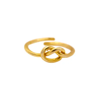 1610istanbul Women's Gold Node Ring