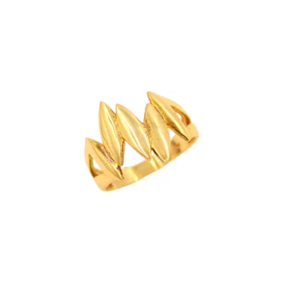 1610istanbul Women's Gold Old City Ring