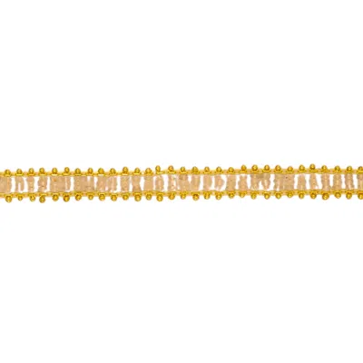1610istanbul Women's Gold Orient Express Quartz Bracelet