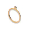 1610istanbul Women's Gold Orient Tourmaline Ring