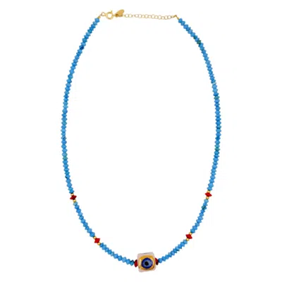 1610istanbul Women's Gold Paros Necklace