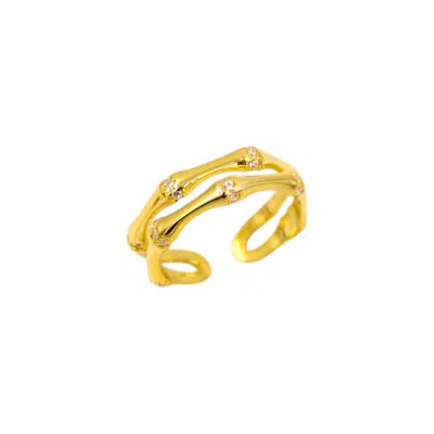 1610istanbul Women's Gold Timeless Boho Ring