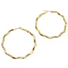 1610istanbul Women's Gold Vintage Hoop Earrings