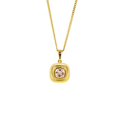 1610istanbul Women's Gold Vintage Timeless Swarovski Necklace