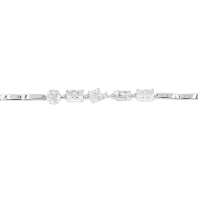 1610istanbul Women's Grey Istanbulite Swarovski Vintage Bracelet In Gray