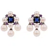 1610istanbul Women's Grey Luna Di Amalfi Pearl Earrings