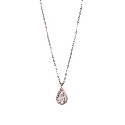 1610istanbul Women's Grey Maiden Tower Necklace In Gray
