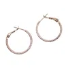 1610istanbul Women's Grey Modern Hoop Timeless Earrings In Gray