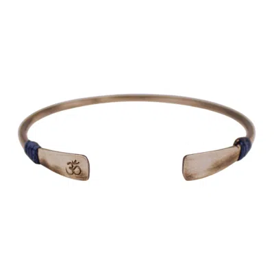 1610istanbul Women's Grey Ohm Yoga Bracelet In Gray