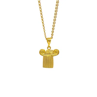 1610istanbul Women's Ionic Gold Necklace