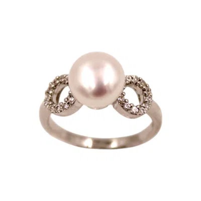 1610istanbul Women's Silver Grand Bazaar Pearl Ring