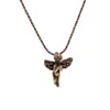 1610istanbul Women's Silver Hagia Sophia Angel Necklace