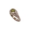 1610istanbul Women's Silver Topkapi Palace Peridot Ring In Silver