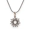 1610istanbul Women's Sun Silver Necklace In Silver