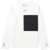 A-COLD-WALL* A-COLD-WALL* LONG SLEEVE POCKET TEE,ACW-WHITELS2-WHT6