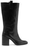 ACNE STUDIOS WOMAN GLOSSED-LEATHER BOOTS BLACK,GB 6200568457325604