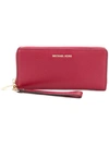 MICHAEL MICHAEL KORS MICHAEL MICHAEL KORS MERCER CONTINENTAL WALLET - RED