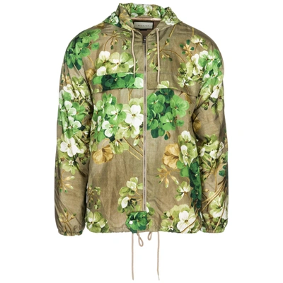 Gucci Men's Outerwear Jacket Blouson Cappuccio In Green