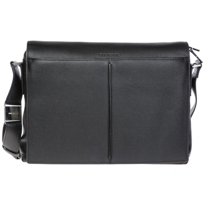Dior Men's Leather Cross-body Messenger Shoulder Bag In Black