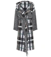 STELLA MCCARTNEY Checked wool and mohair-blend coat,P00339553