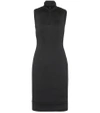 PRADA NEOPRENE MIDI DRESS,P00345760