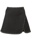 HELMUT LANG HELMUT LANG STUD DETAIL MINI SKIRT - BLACK