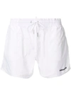 Dsquared2 Icon Swim Trunks - White In White