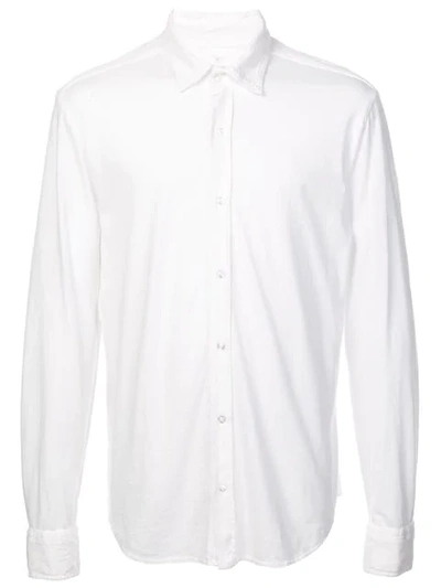 Save Khaki United Cotton-poplin Shirt In White