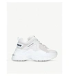 Naked Wolfe Track Double Chunky Platform Sneaker In White