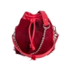 SHERENE MELINDA RED LOU LOU POUCH BAG WITH A FAN,2669598