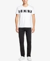 DKNY MEN'S RELAXED-STRAIGHT FIT STRETCH TWILL PANTS, CREATED FOR MACY'S