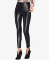 VINCE CAMUTO FAUX-LEATHER SKINNY PANTS