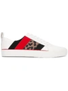 Diane Von Furstenberg Tess Ribbon Leather Lace-up Sneakers In Multi
